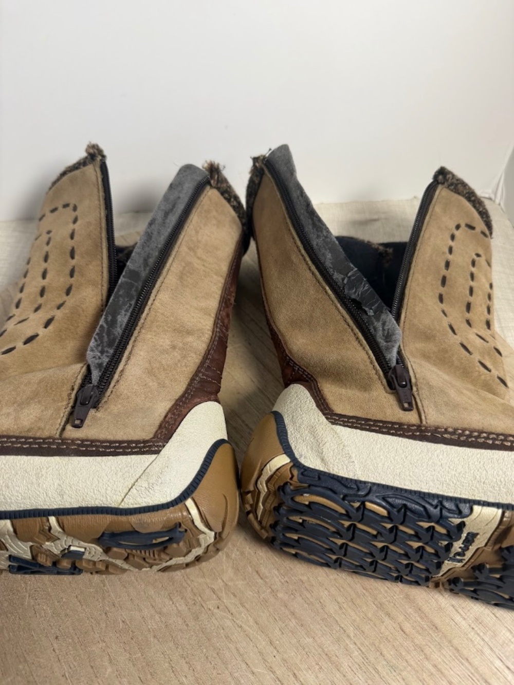 Merrell Decora Brown Suede Winter Boots Side Zip Women’s 9 - Picture 9 of 11